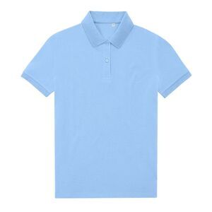B&C Womens/Ladies My Eco Polo Shirt / Lotus Blue